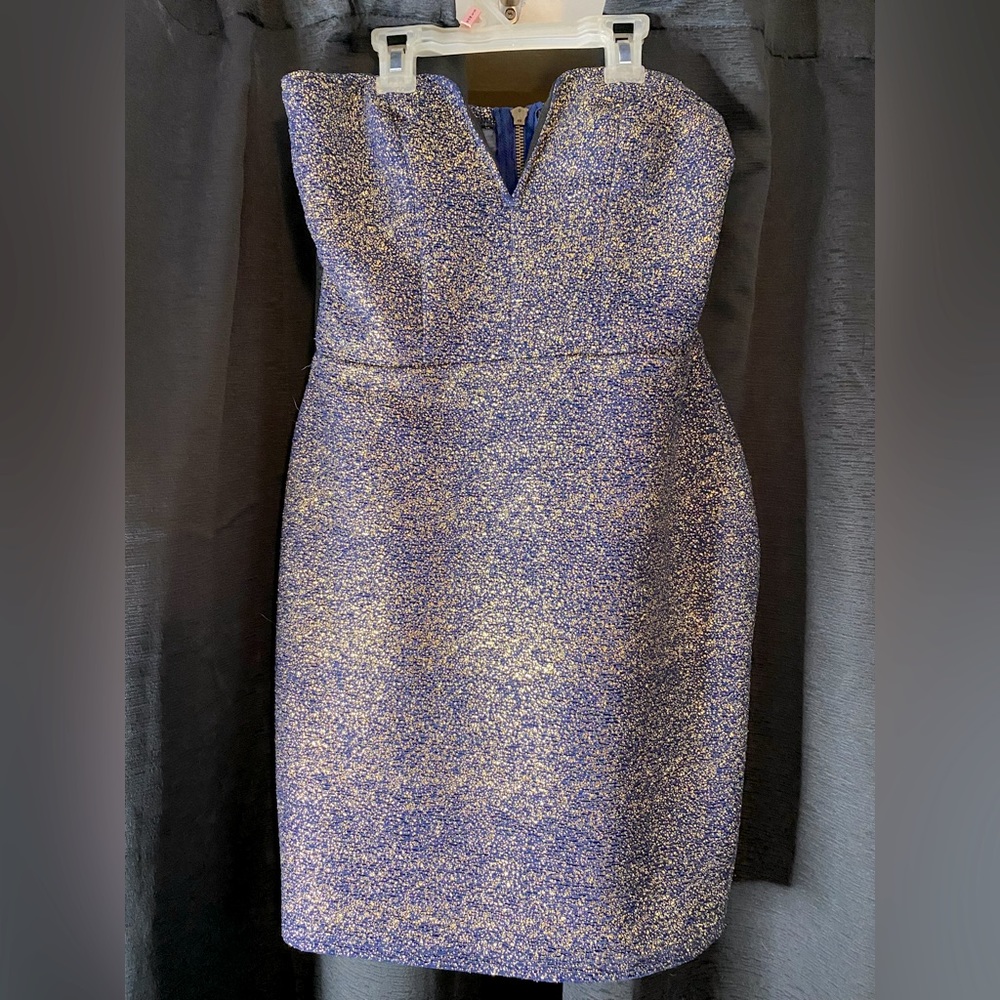 Golden cocktail dress